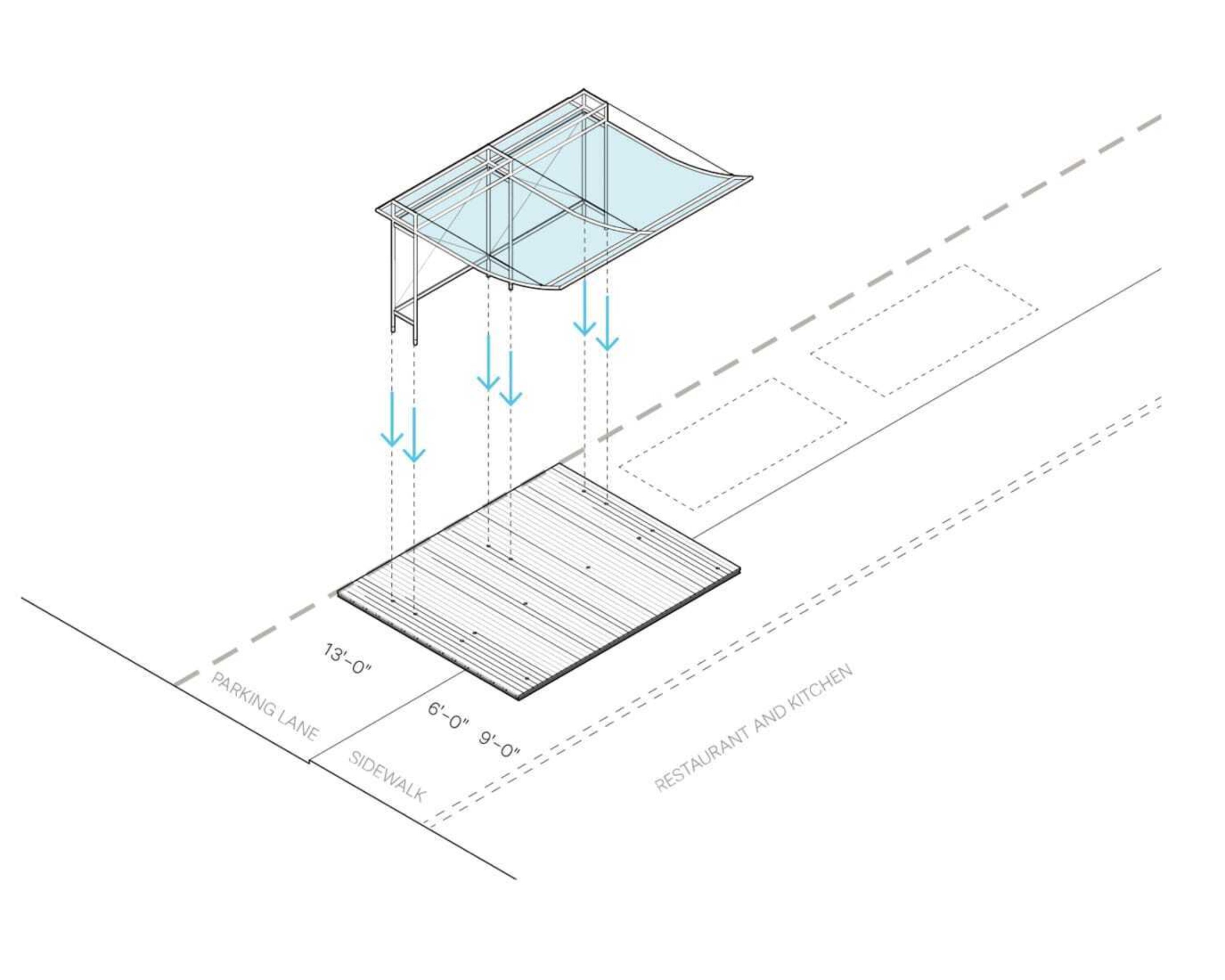 Street dining pavilion 2